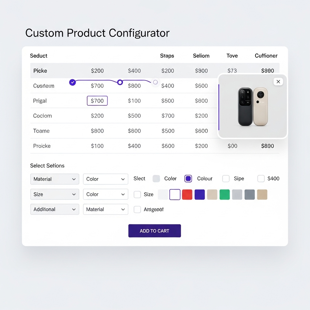 Tabelas de Produtos e Preços